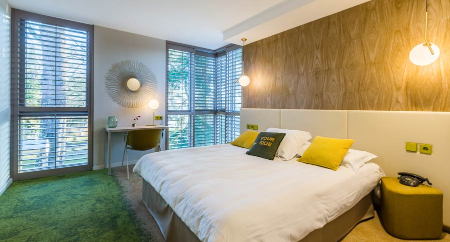 Projet d'aménagement d'une chambre d'hôtel à Nîmes par un architecte d'intérieur