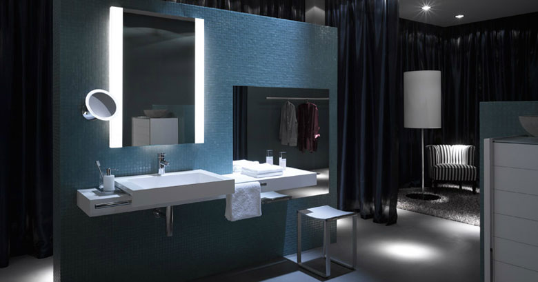 Projet de salle de bain adapté aux personnes à mobilité réduite PMR réalisée par un architecte d'intérieur handicap et PMR à Nîmes