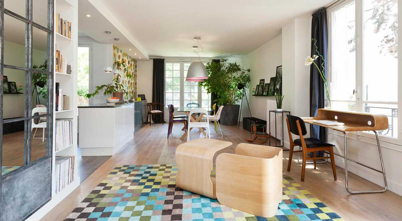 Before & After: renovation of 5-room house 150 m²