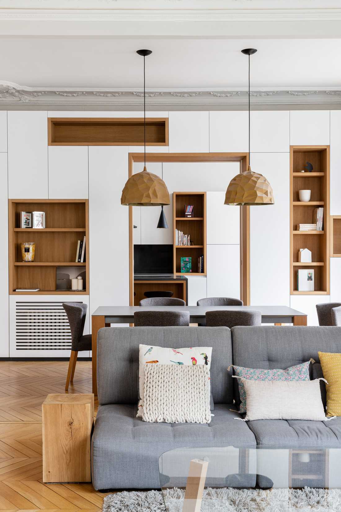Modernisation d'un appartement haussmannien par un architecte d'intérieur à Nîmes
