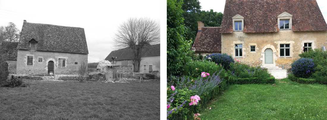 Création d'un jardin de villégiature dans une maison du 16e siècle dans le Gard