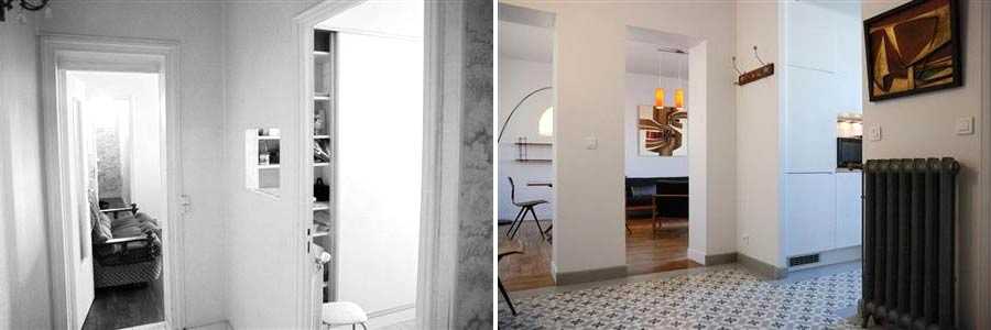 Architecture d'intérieur dans un appartement dans le Gard