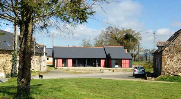 Réhabilitation d'un corps de ferme par un architecte