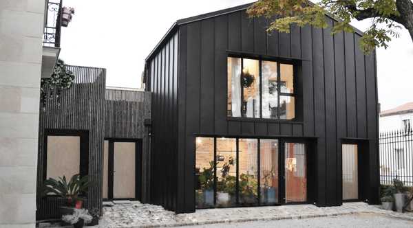 Extension d'une maison de ville réalisée par un architecte à Nîmes