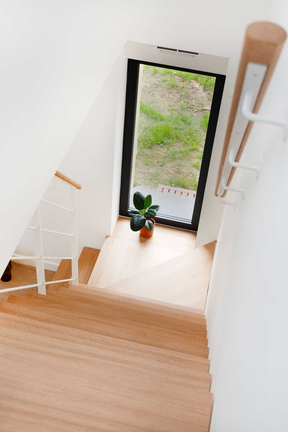 Escalier suspendu