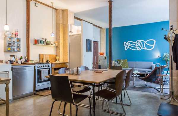 Relooking d'un appartement - loft en rez-de-chaussée par un décorateur d'intérieur à Nîmes