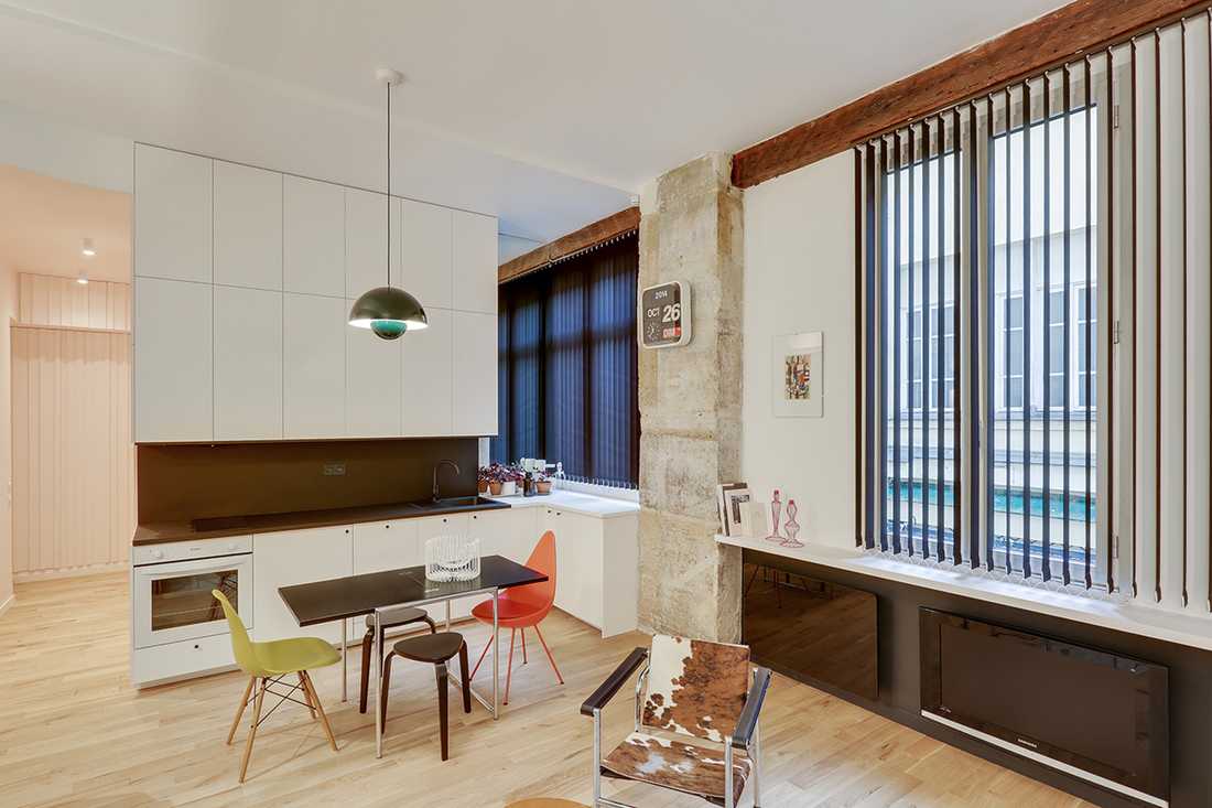 cuisine-ouverte-amenage-architecte-interieur à Nîmes