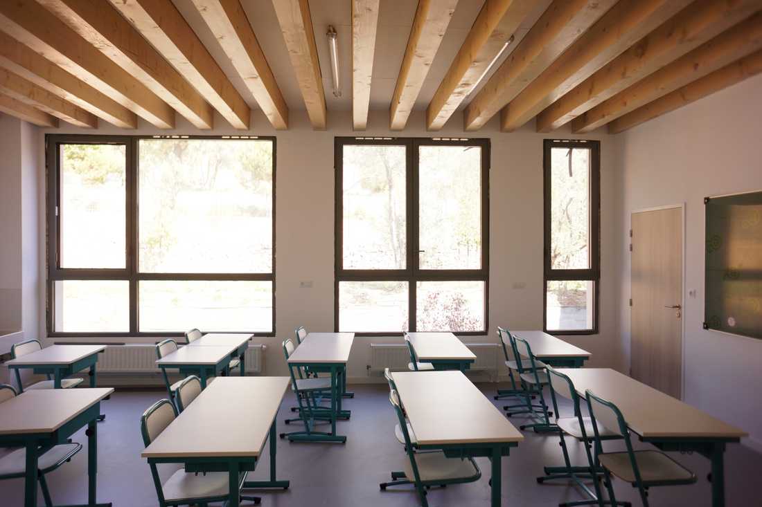 Salle de classe aménagée par un architecte à Nîmes