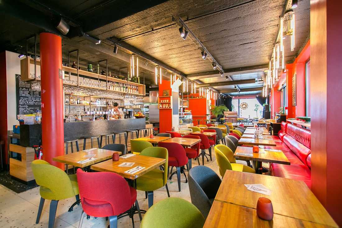 Architecture commerciale d'un café-restaurant