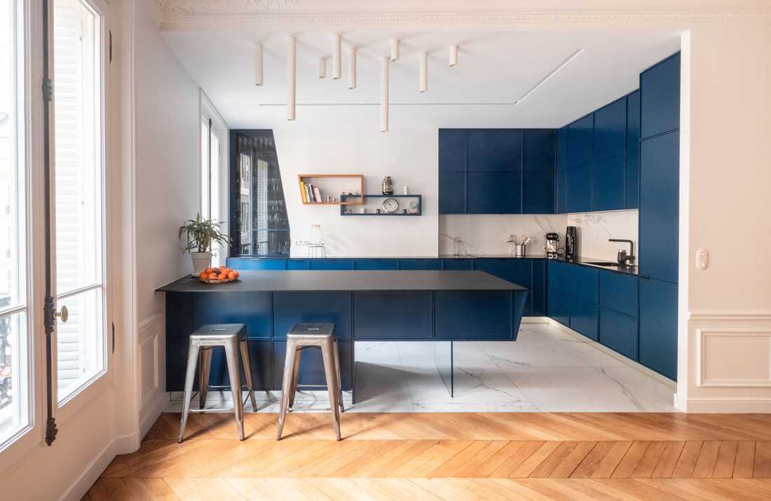 Rénovation d'un appartement haussmannien de 170 m²