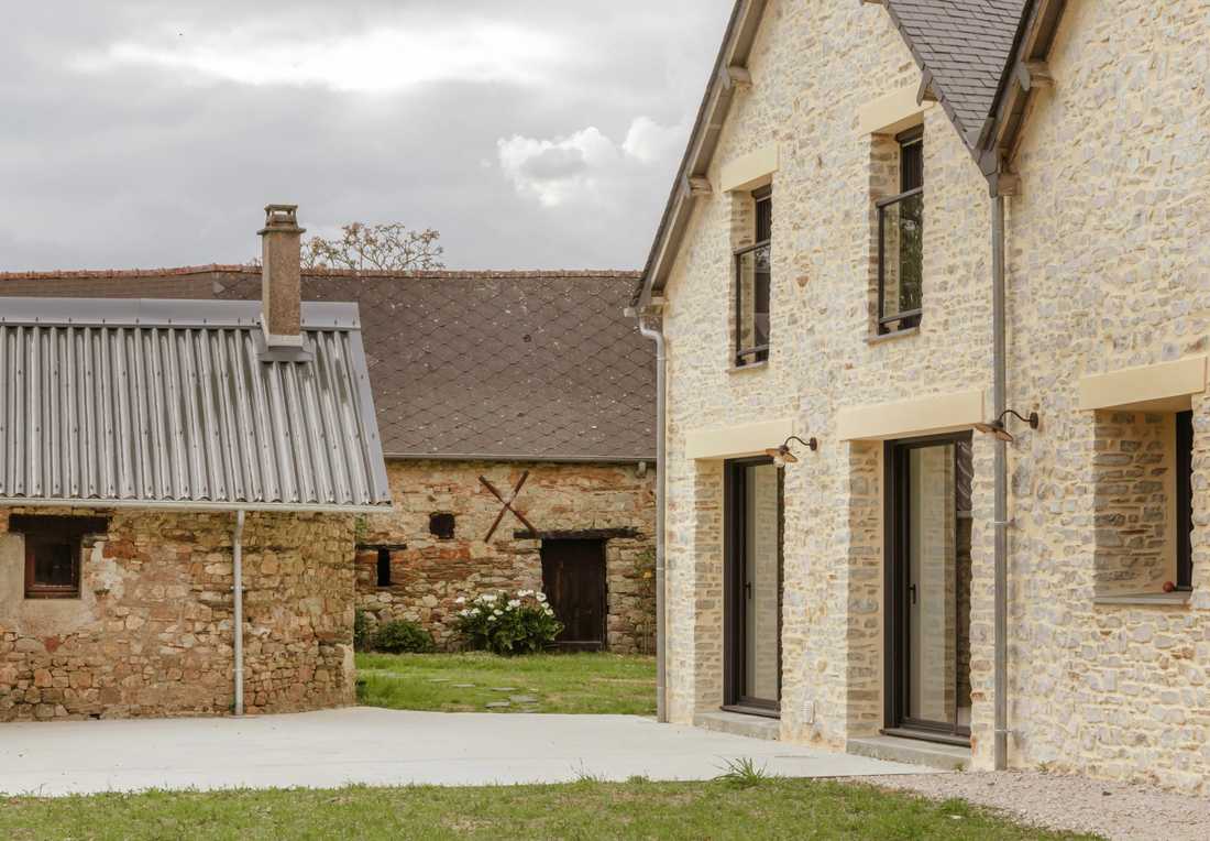 Réhabilitation d'une maison en pierre
