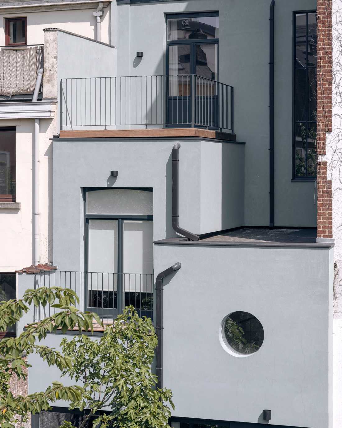 Extension d'une maison de ville conçue par un architecte à Nîmes