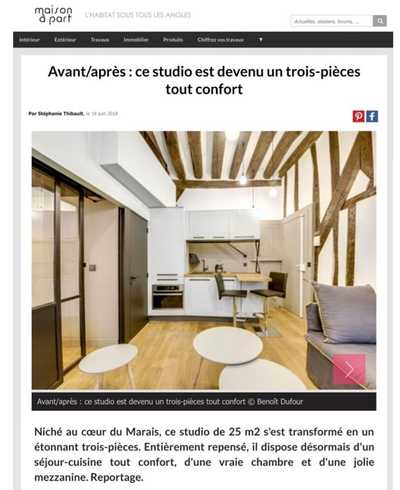 Couverture magazine Maison à part