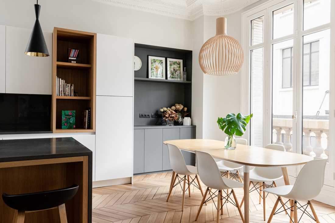 Furnishing of an apartment purchased off-plan by an interior designer in Nîmes