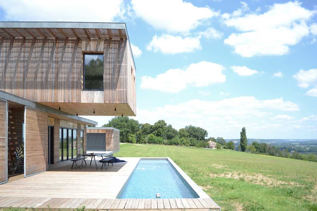 Maison d'architecte en bois