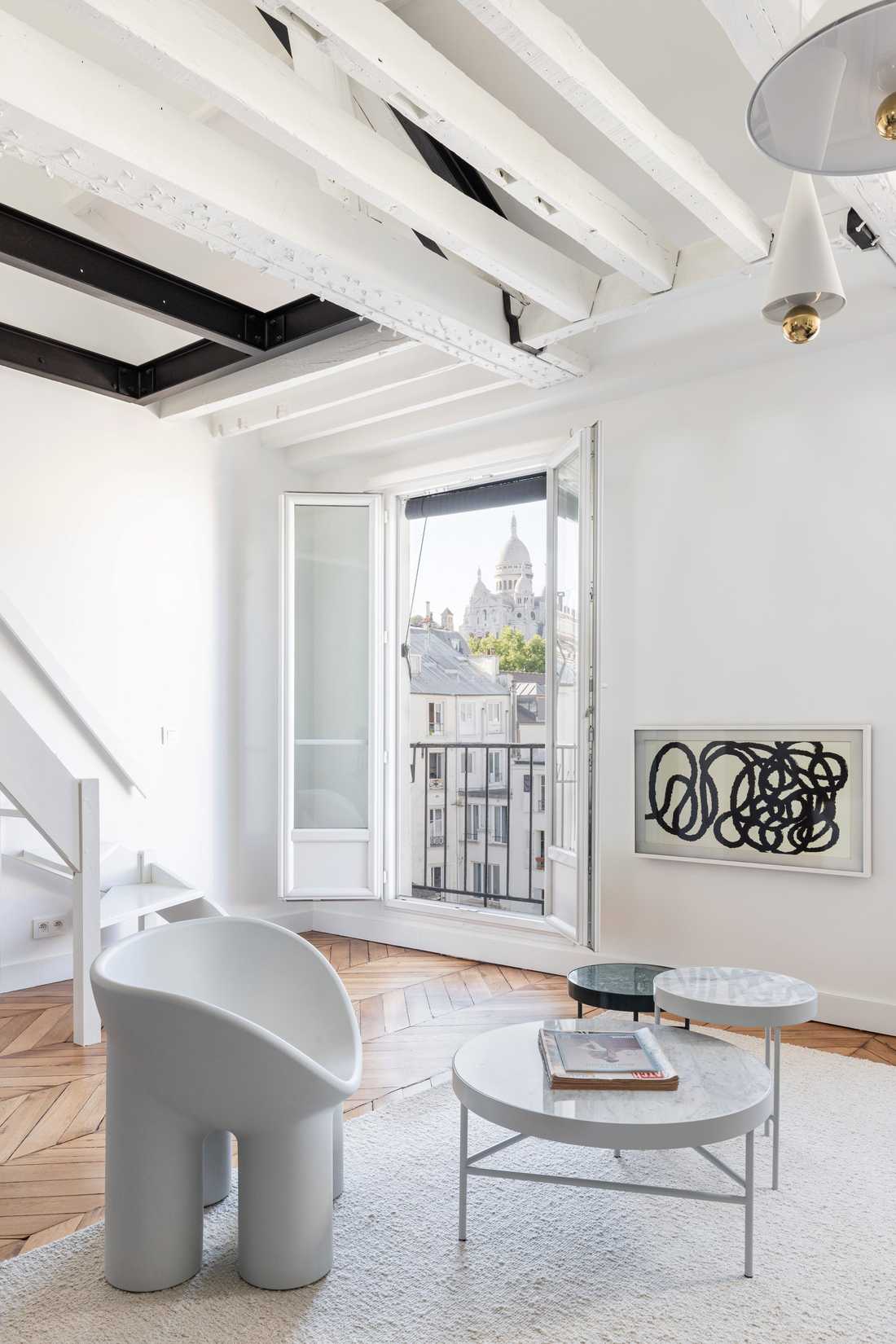 Décoration design d'un appartement duplex en Occitanie